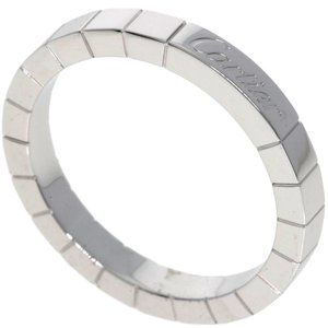 CARTIER 18k White Lanier Ring #58